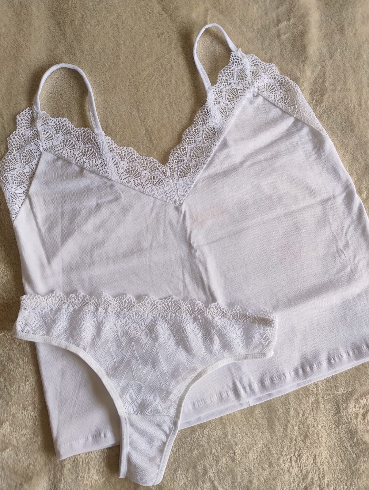 Conjunto Macarena Blanco
